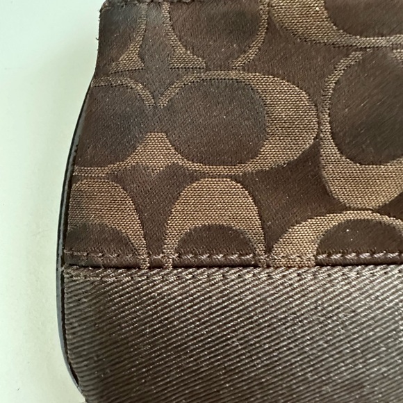 Coach | Preloved Dark Brown Signature Canvas Wristlet - Picture 11 of 11
